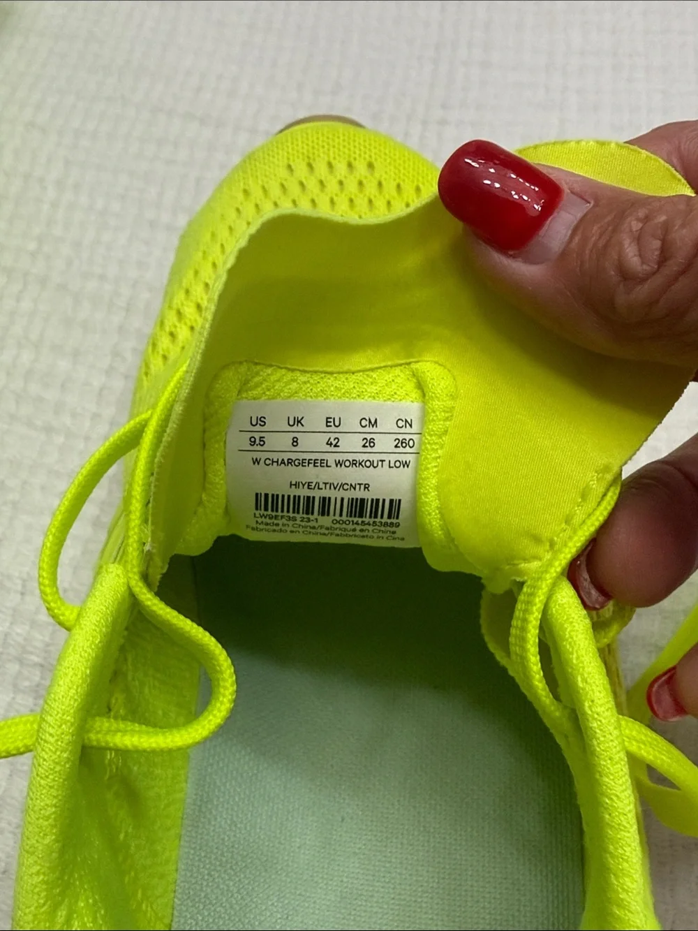 lululemon athletica Women’s Neon Lime Lace-Up Running Sneakers